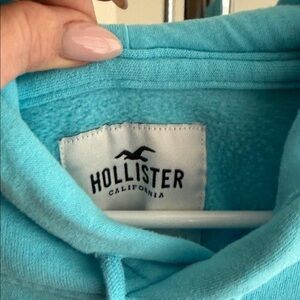 Hollister Light Blue hoodie sz medium